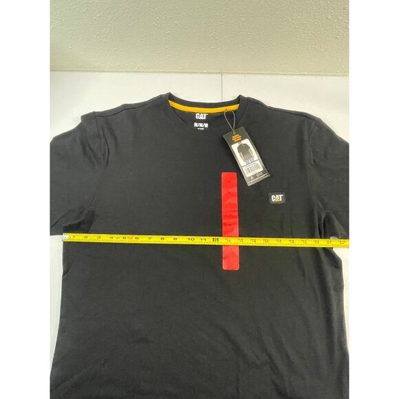 Caterpillar NWT Mens Black Short Sleeve Crew Neck Pocket T-Shirt, M, New - Picture 10 of 12